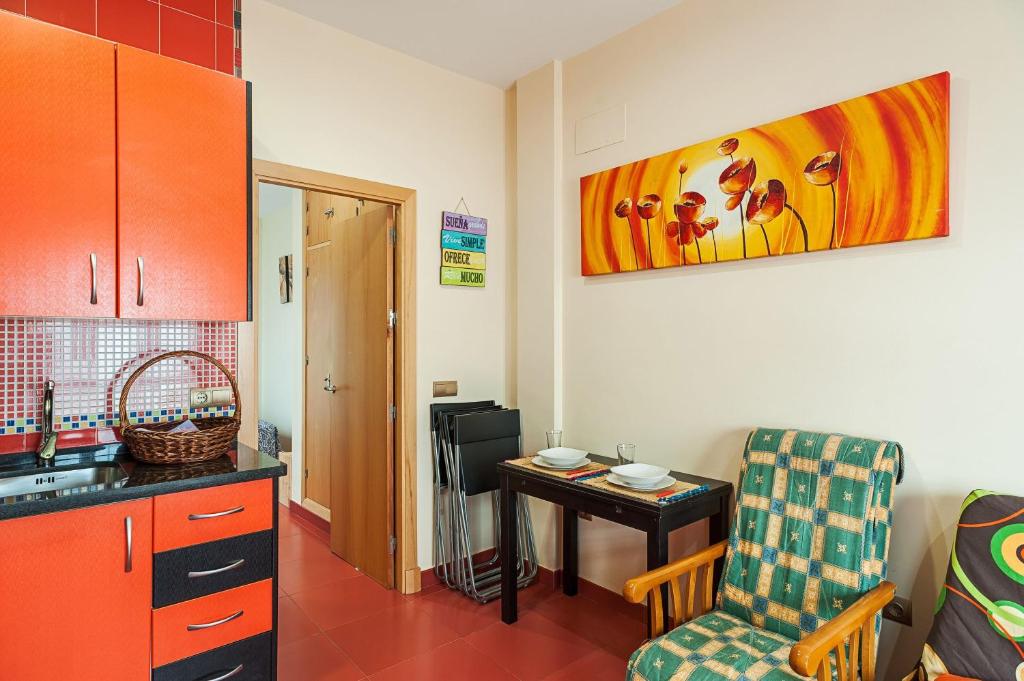 Kuchyňa alebo kuchynka v ubytovaní Apartamento con encanto y céntrico