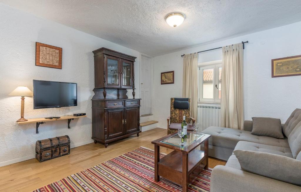 Telewizja i/lub zestaw kina domowego w obiekcie Casa Maura