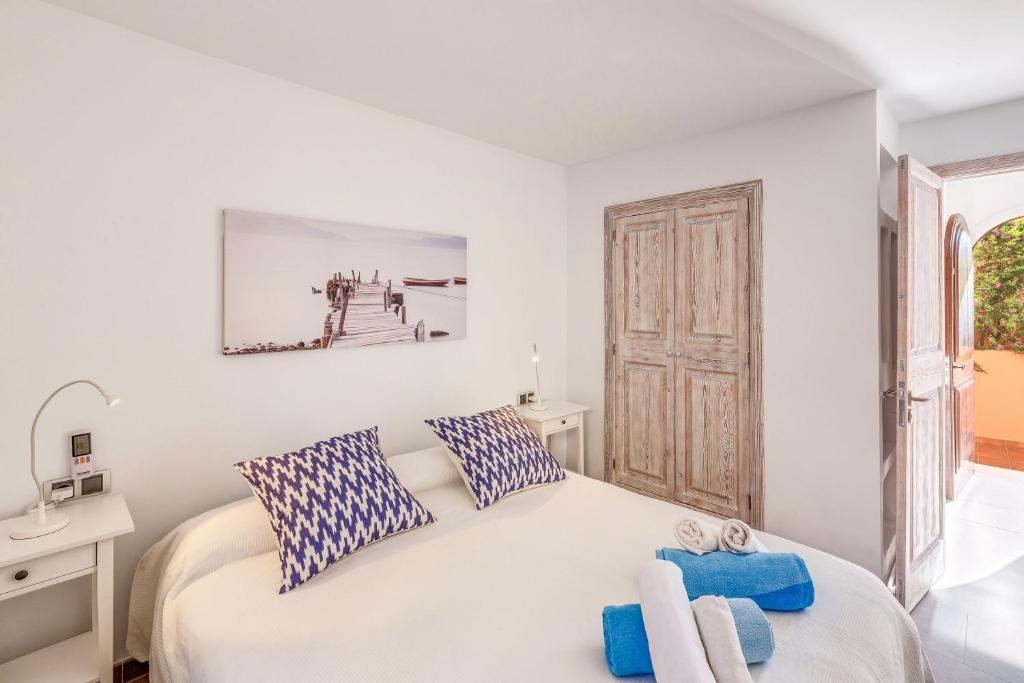 A bed or beds in a room at Apartamento Mirador