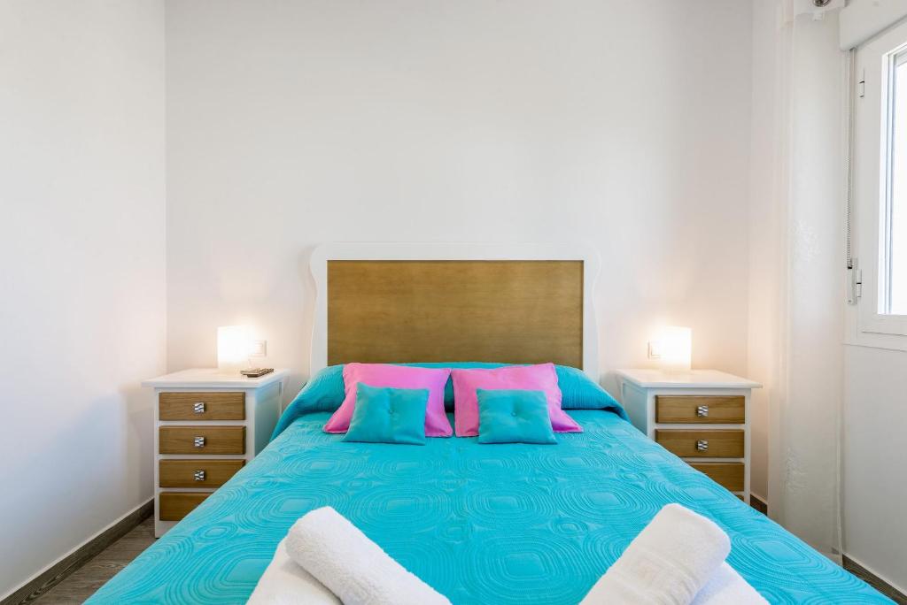 Postel nebo postele na pokoji v ubytování Apartamento La Higuera 2