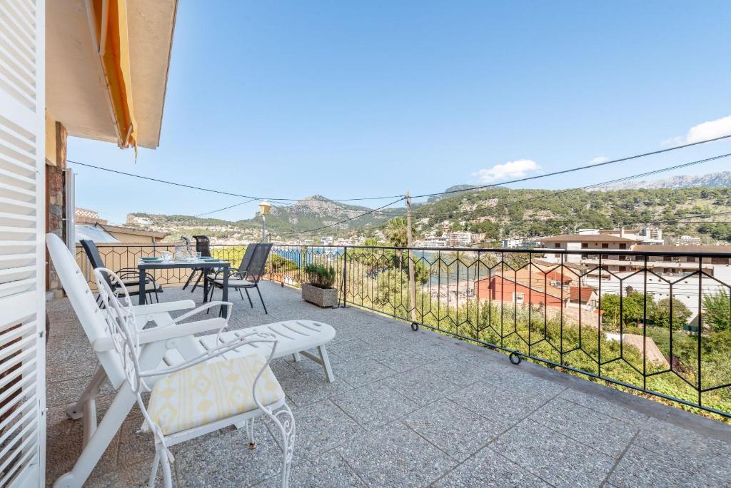 Nespecifikovaný výhled na hory nebo výhled na hory při pohledu z apartmánu