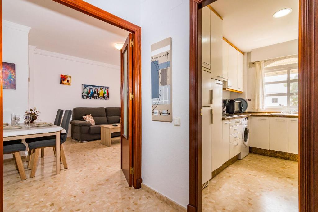 Kuchyňa alebo kuchynka v ubytovaní Apartamento en Vejer