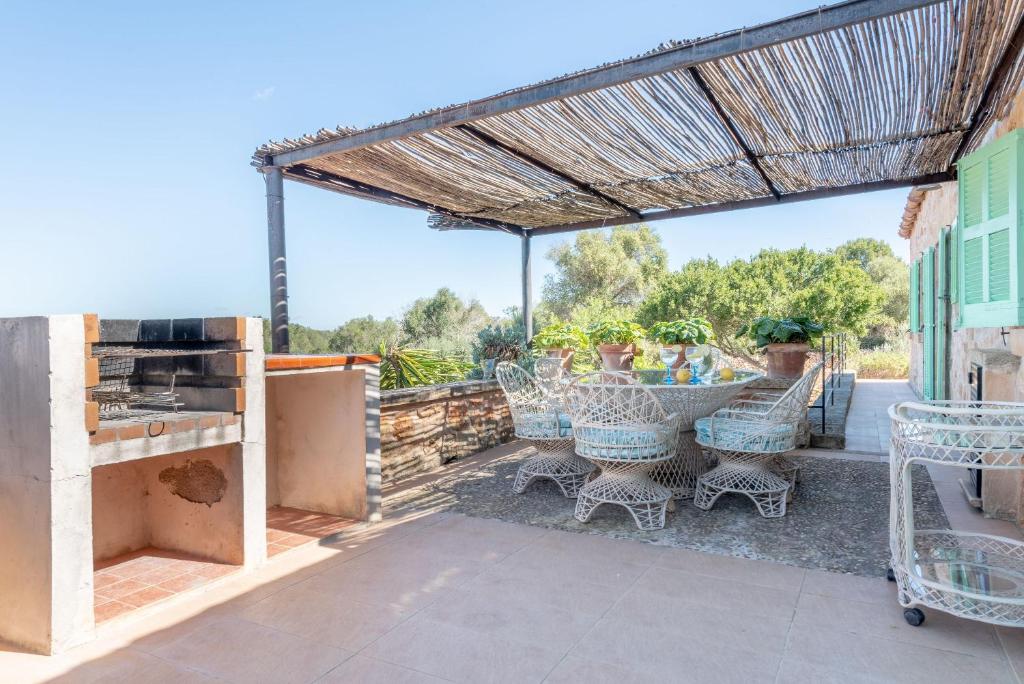 A balcony or terrace at Casa Yolanda