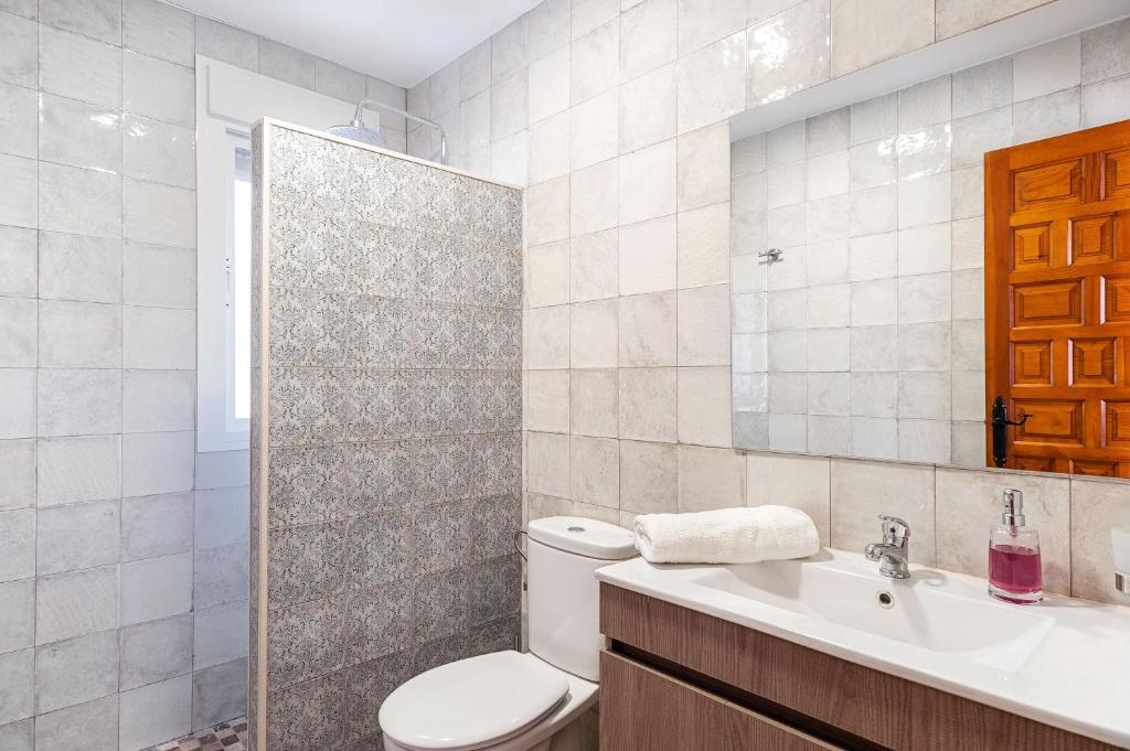 Kúpeľňa v ubytovaní Apartamento en la playa con terraza