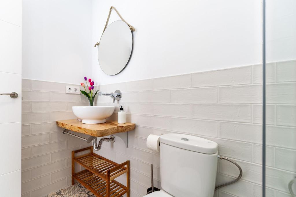 Koupelna v ubytování Apartamento Sol
