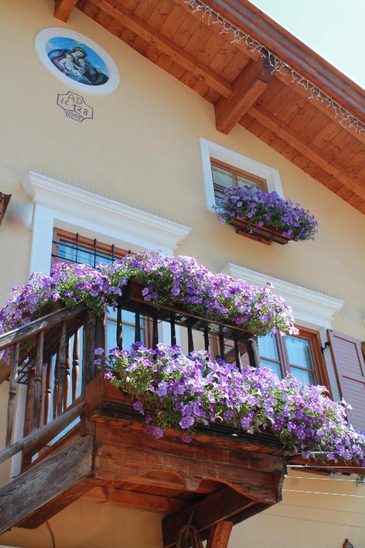 Balkón nebo terasa v ubytování Hotel Garnì Salvanel