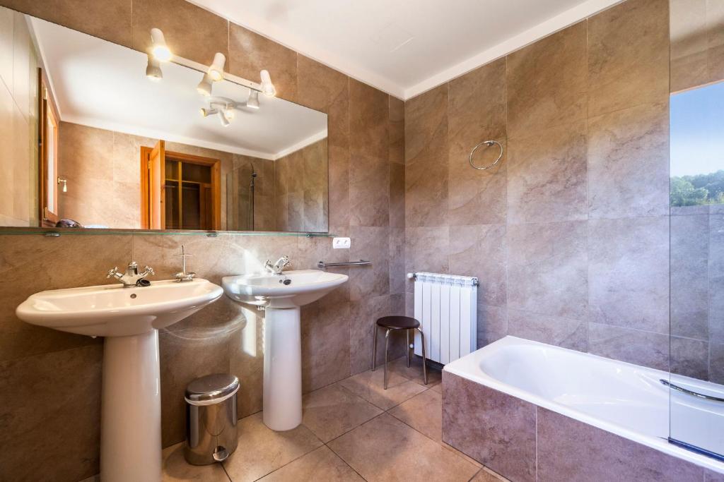 Koupelna v ubytování Villa Rote