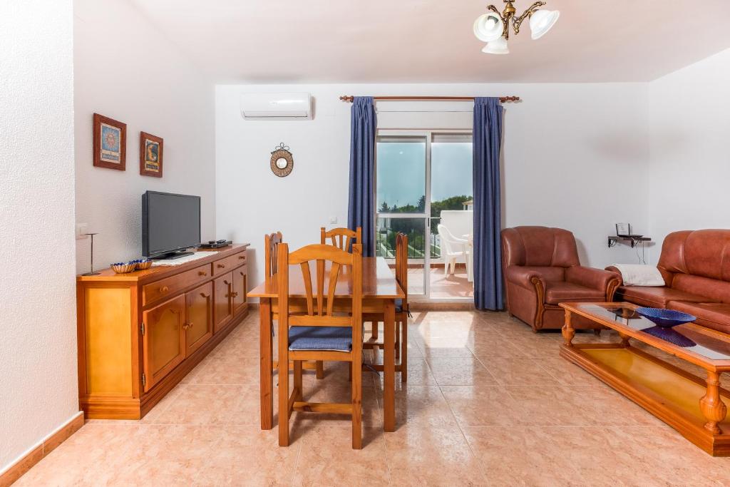 TV a/nebo společenská místnost v ubytování Apartamento las Torres