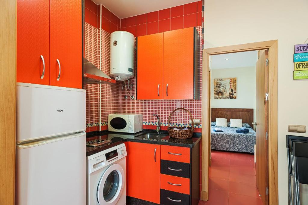 Kuchyňa alebo kuchynka v ubytovaní Apartamento con encanto y céntrico