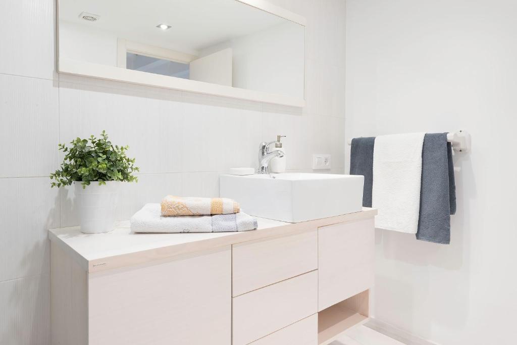 Kúpeľňa v ubytovaní Luminoso apartamento en el centro de Cádiz