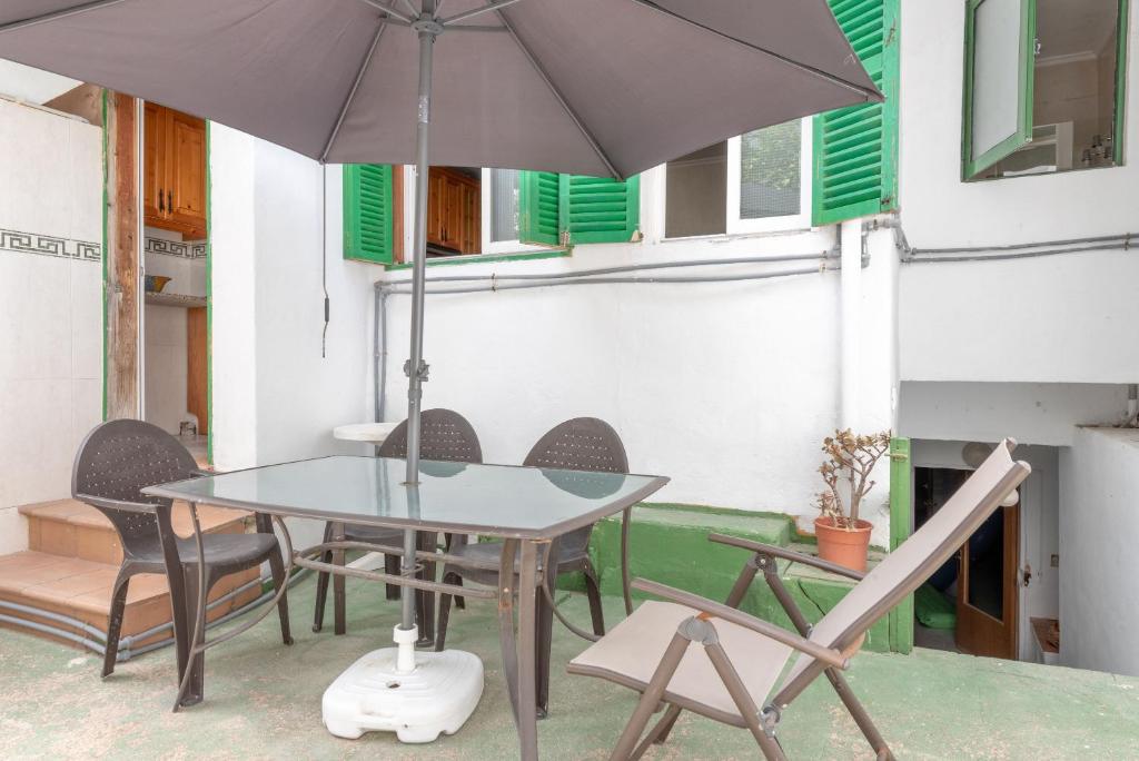Patio nebo venkovní prostory v ubytování Nafeti