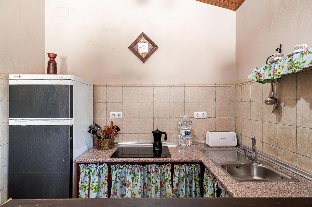 Kuchyň nebo kuchyňský kout v ubytování Villa Lina