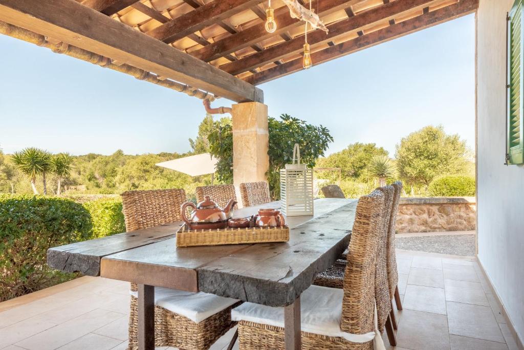 A balcony or terrace at Casa Yolanda