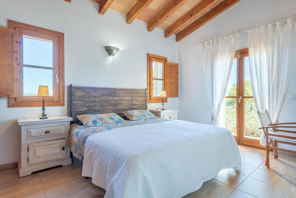 A bed or beds in a room at Casa Yolanda