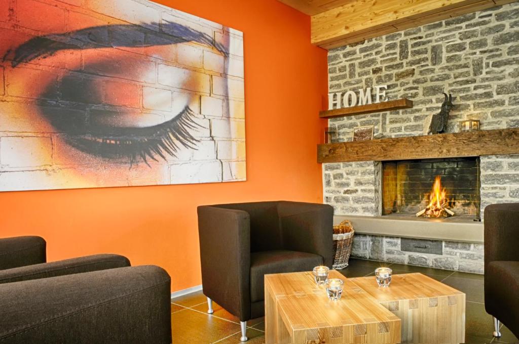 Posezení v ubytování Hotel Gädi