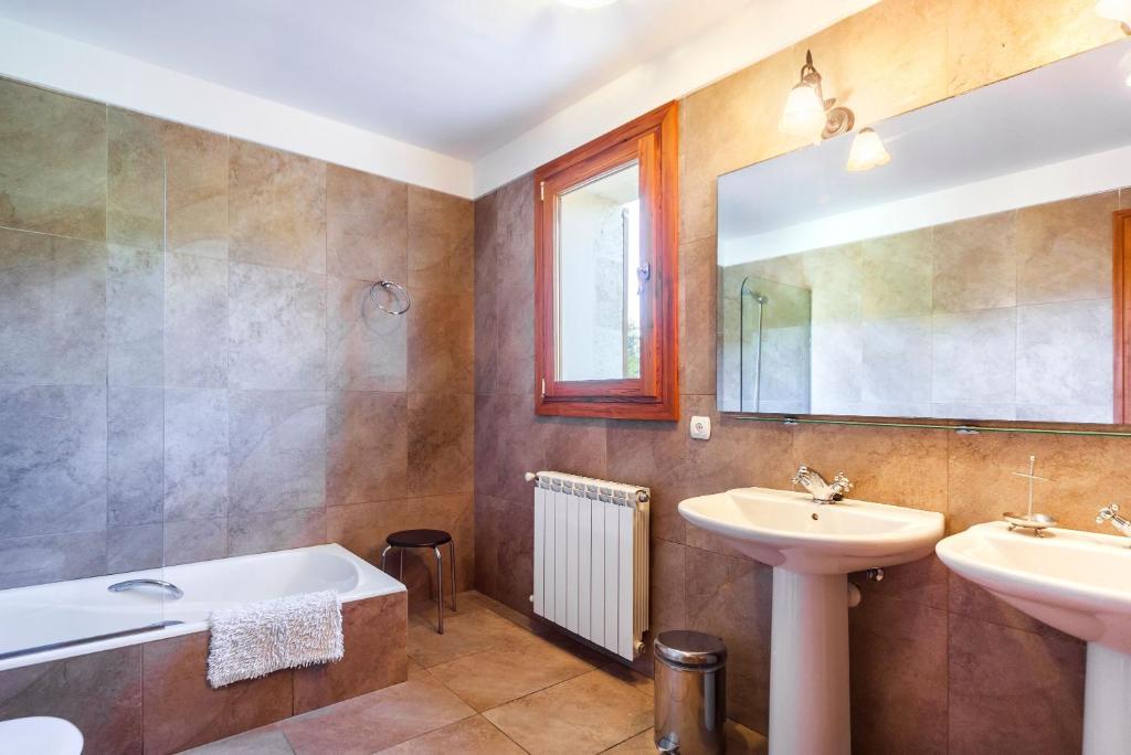 Koupelna v ubytování Villa Rote