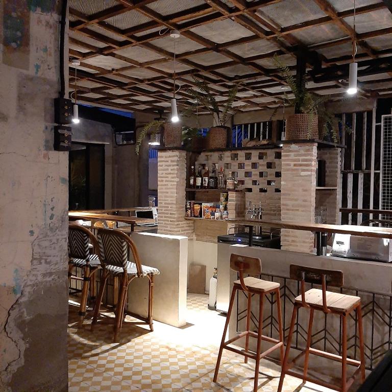 Kuchyň nebo kuchyňský kout v ubytování The Flying Fish Hostel Cebu
