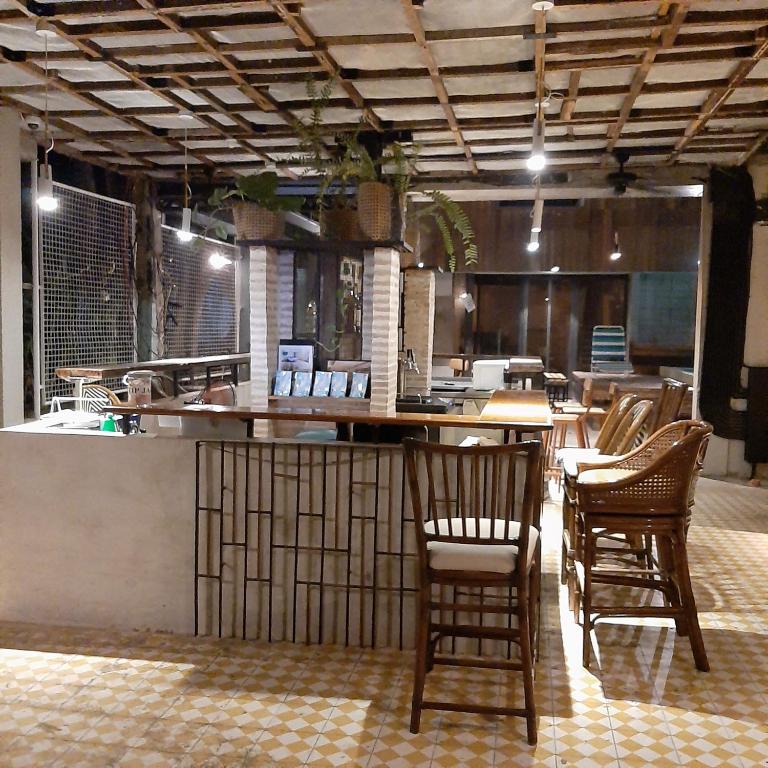 Restaurace v ubytování The Flying Fish Hostel Cebu