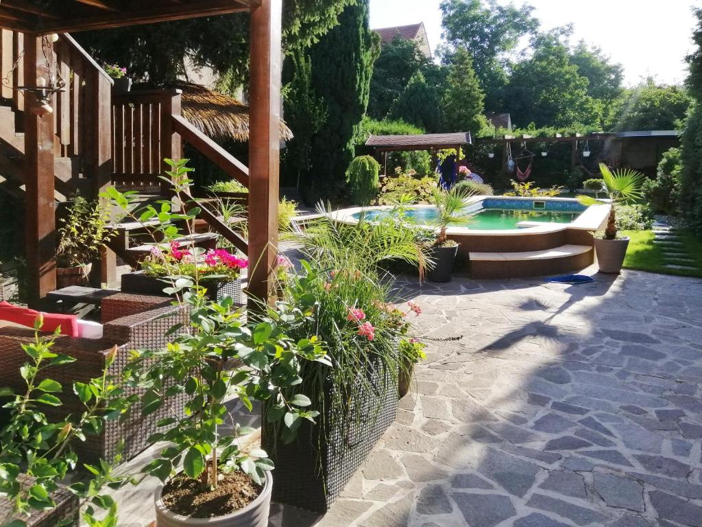 Zahrada ubytování Apartmány Aranka