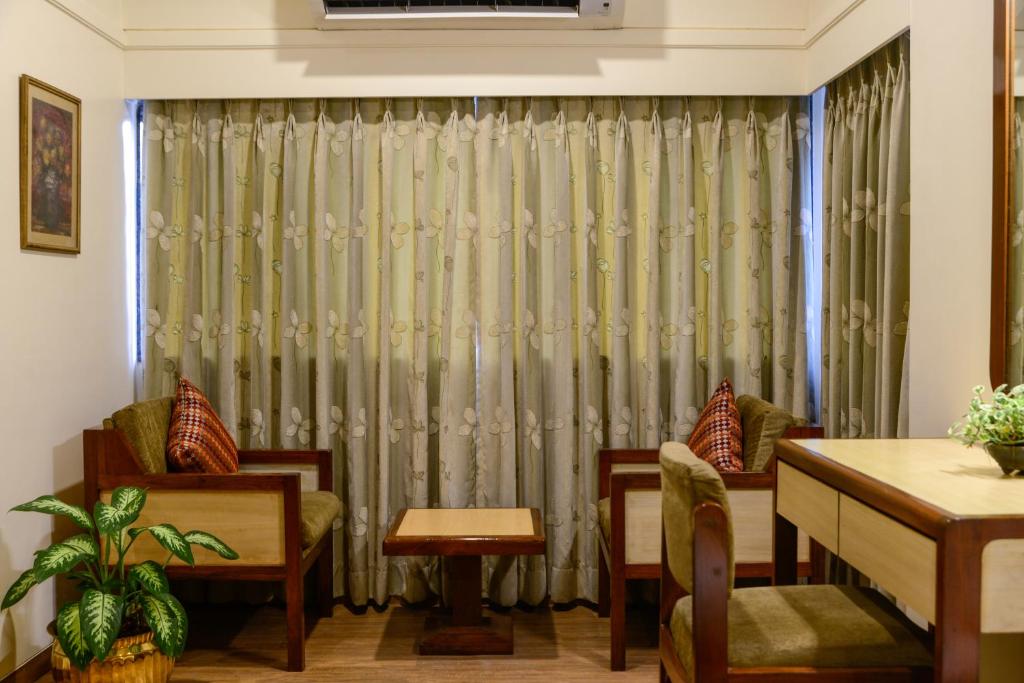 Posezení v ubytování Hotel Ameya