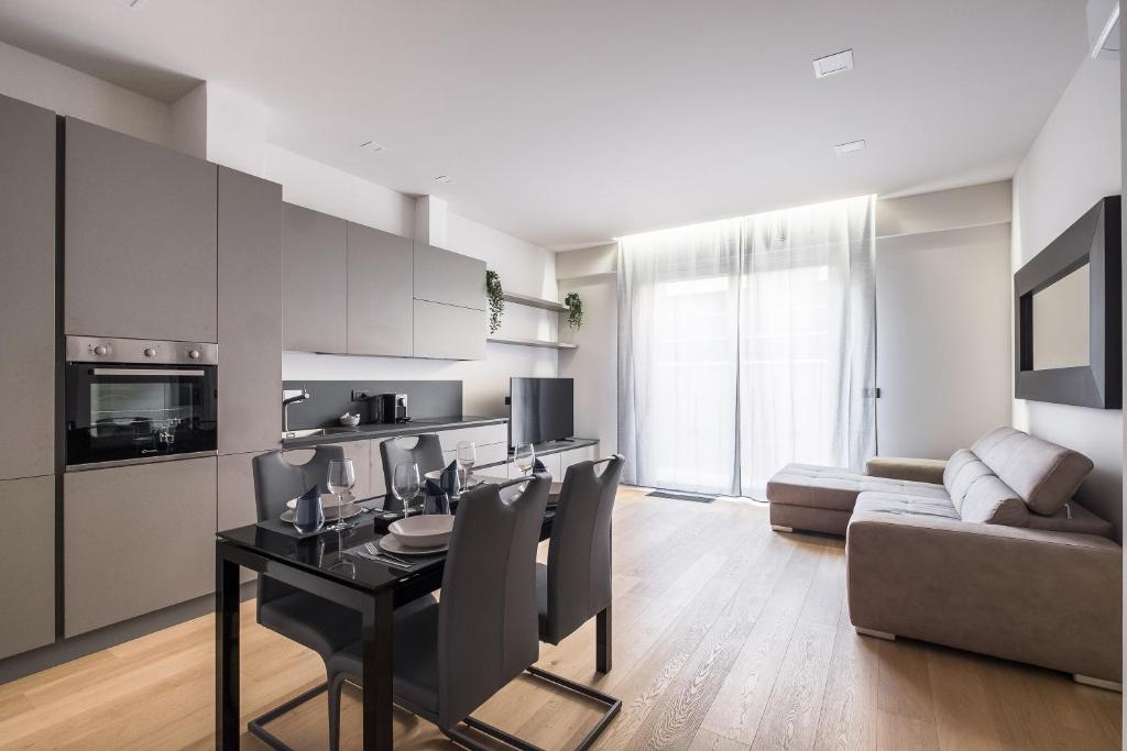 Kuchyňa alebo kuchynka v ubytovaní Residence Sant'Orsola - Pizzardi Suites Apartments