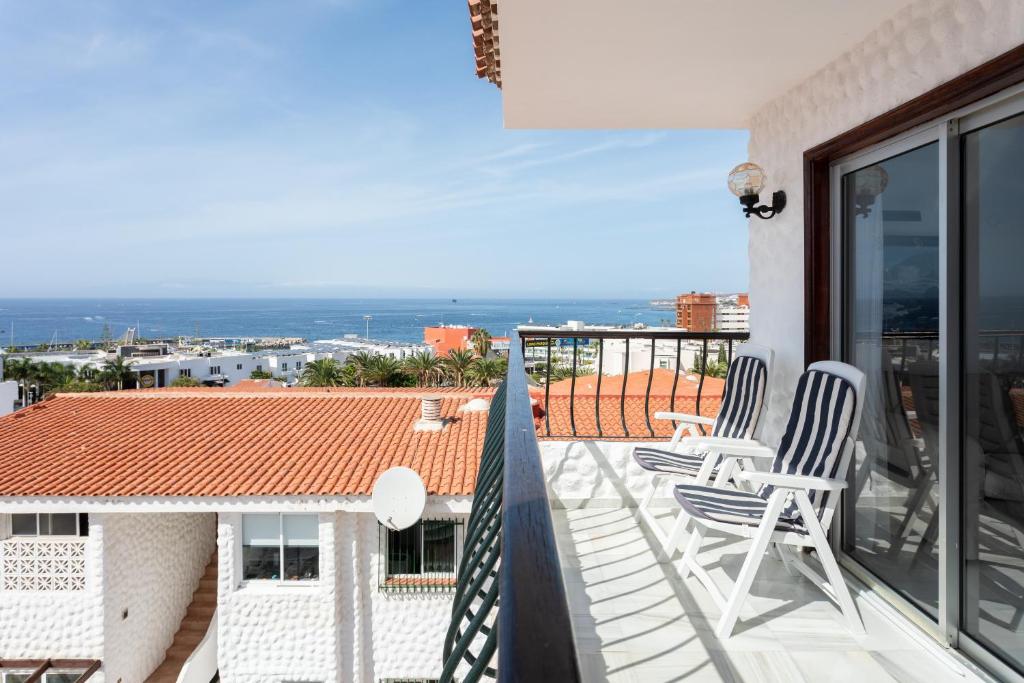 Balkón alebo terasa v ubytovaní Home2Book Stunning Sea Views Adeje, Wifi & Pool