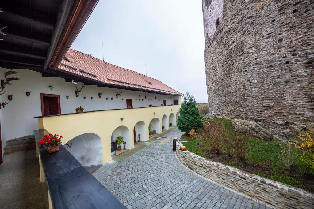 Budova, kde se penzion nachází
