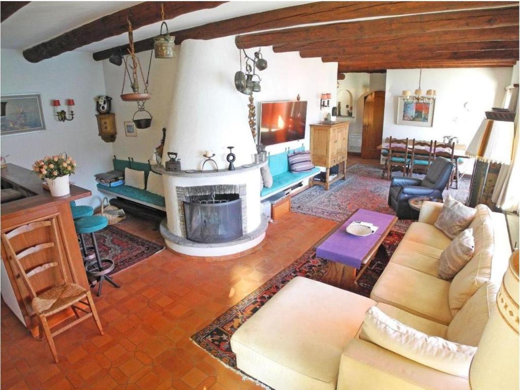 Posezení v ubytování Casa Ariane