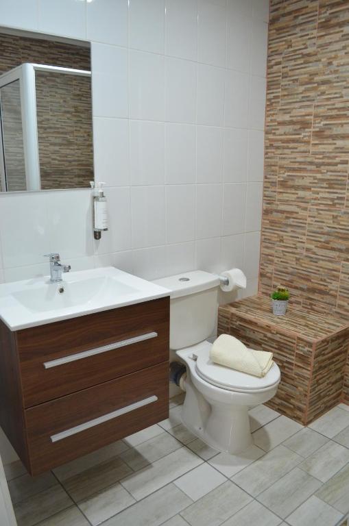 Uma casa de banho em Los Araucanos