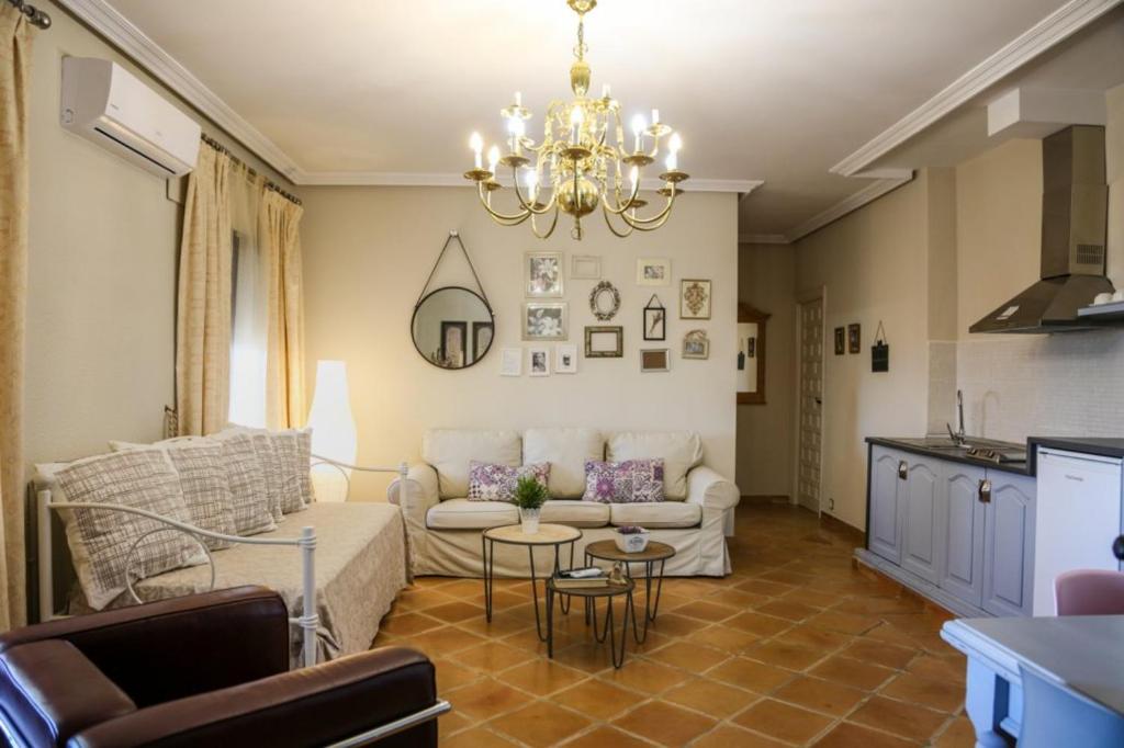 Posezení v ubytování Apartamentos Baeza RN
