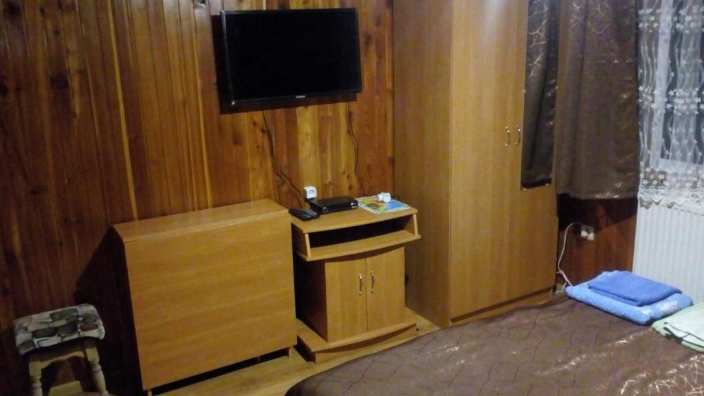 TV a/nebo společenská místnost v ubytování Rosinka