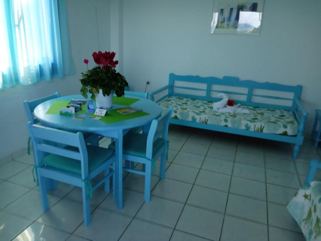 Postel nebo postele na pokoji v ubytování Residence Gerani