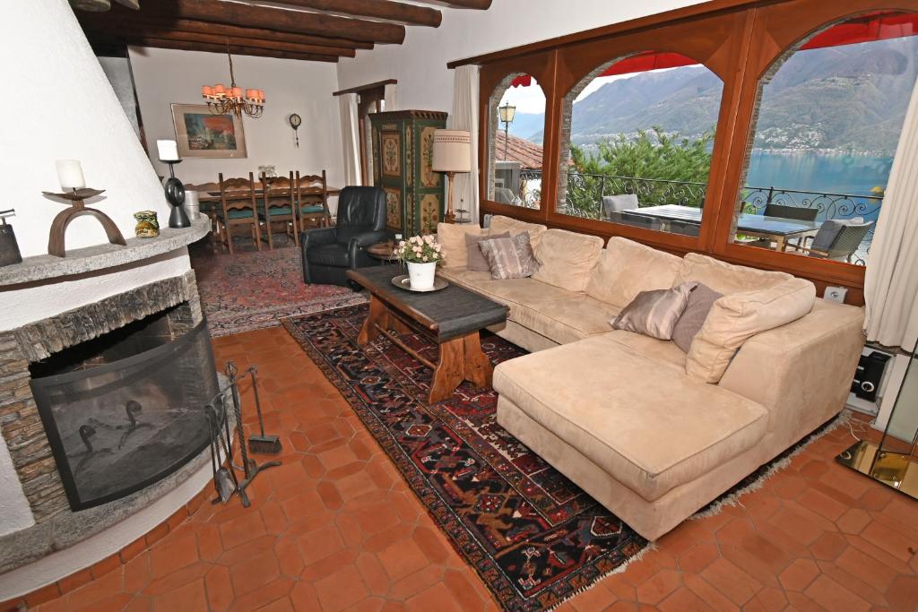 Posezení v ubytování Casa Ariane