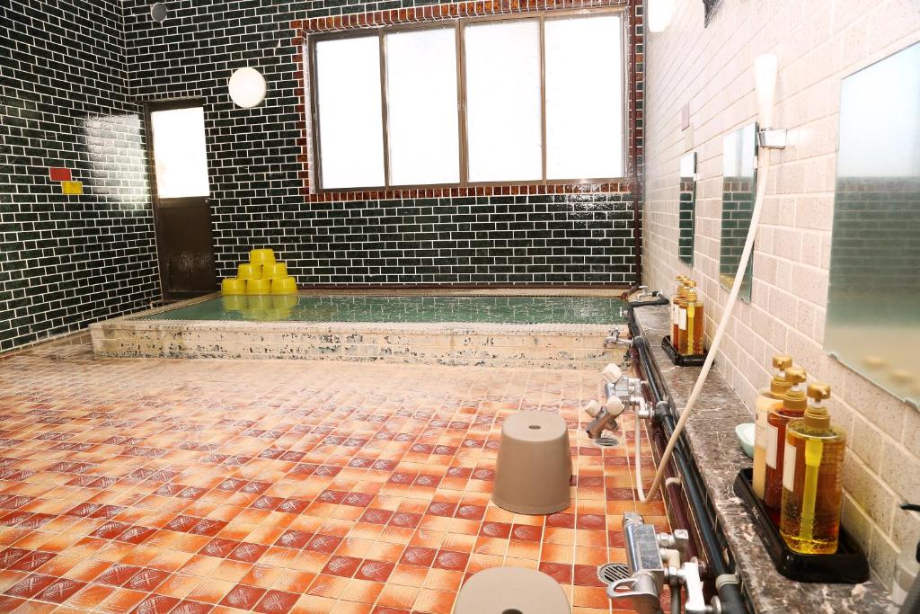 Koupelna v ubytování Hotel Belle-Cour Inomata