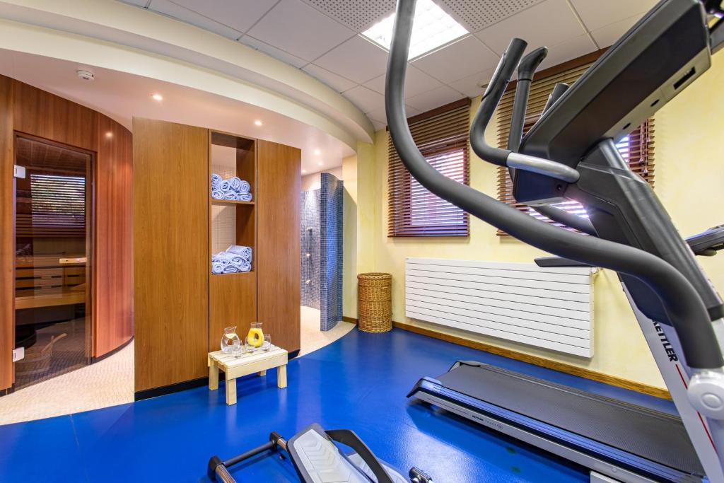 Fitness centrum a/nebo fitness zařízení v ubytování L'Abbaye d'Alspach