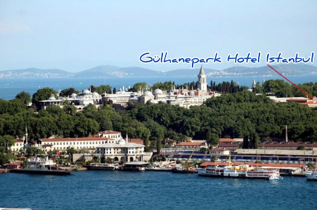 a large body of water with boats docked at Gülhanepark Hotel & Spa in Istanbul