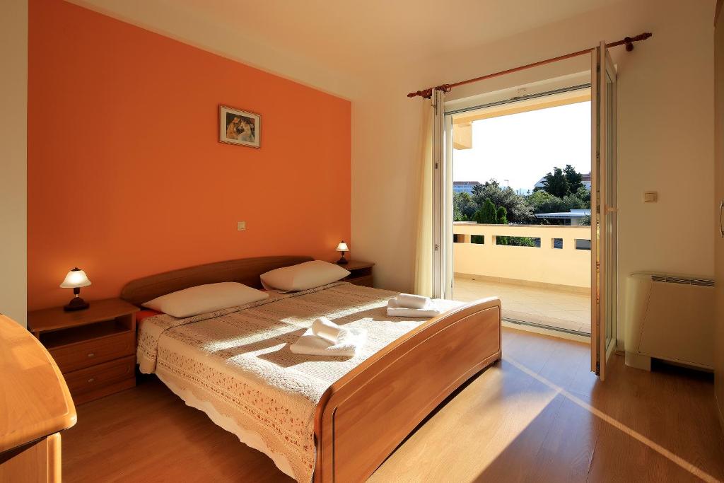 Postel nebo postele na pokoji v ubytování Resort Trcol