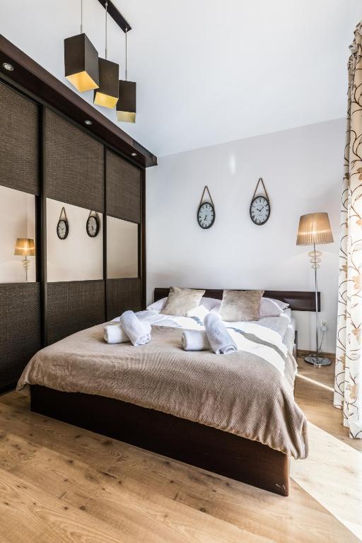 Posteľ alebo postele v izbe v ubytovaní Apartament Górski Deluxe Odkryj Zakopane
