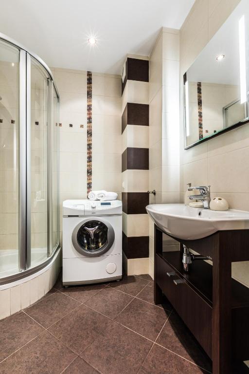 Kúpeľňa v ubytovaní Apartament Górski Deluxe Odkryj Zakopane