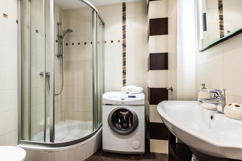 Kúpeľňa v ubytovaní Apartament Górski Deluxe Odkryj Zakopane