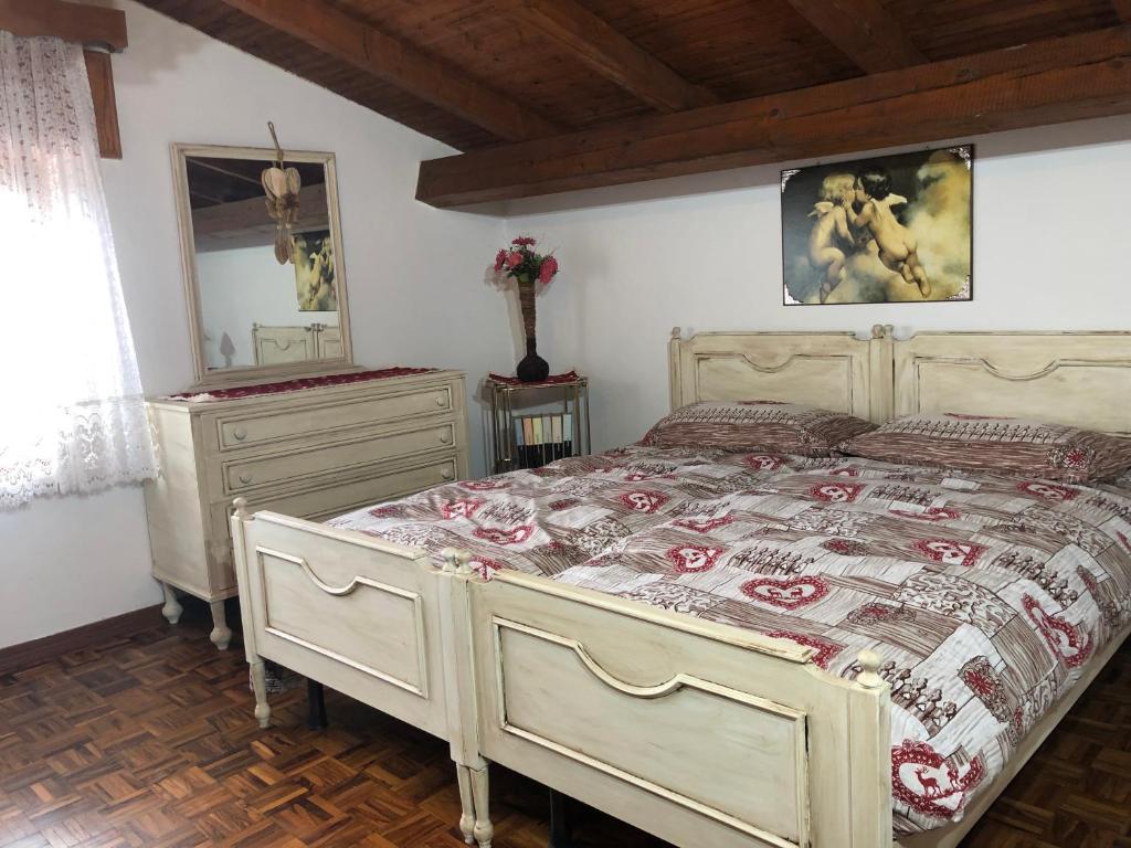 Кровать или кровати в номере Casa Ghelpack