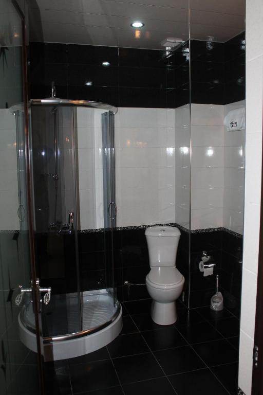 Koupelna v ubytování Hotel Elio