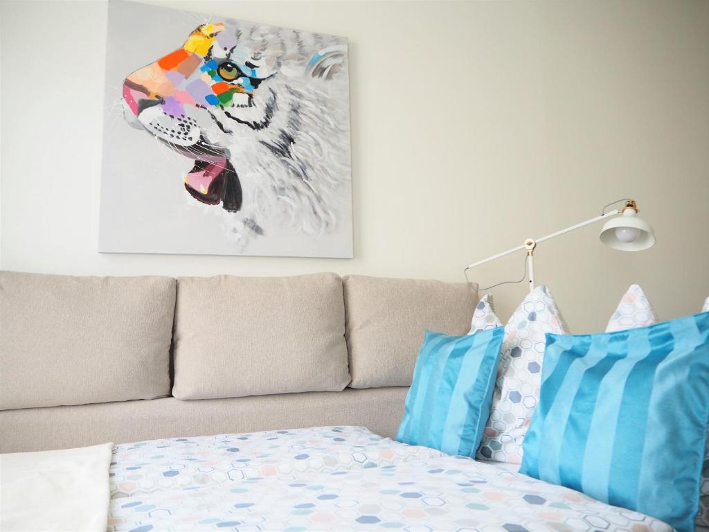 Posteľ alebo postele v izbe v ubytovaní APSTAY City Residence Apartments ǀ FREE Parking & Self Check-in