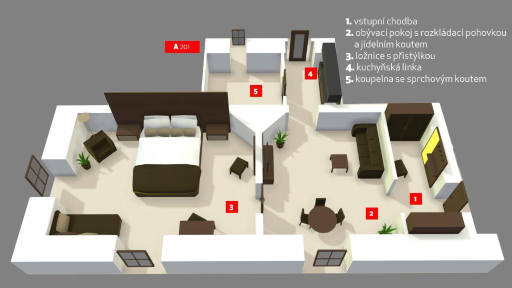 Residence Hluboká - 5