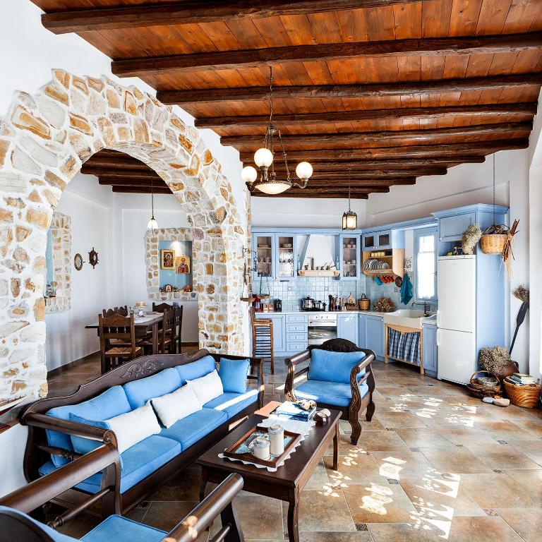 Posezení v ubytování Villa Efrosini Milos
