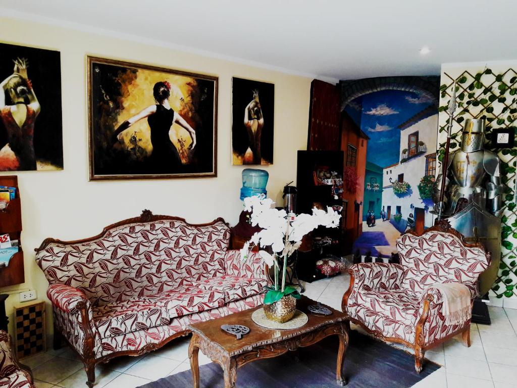 Posezení v ubytování Hotel Sevilla