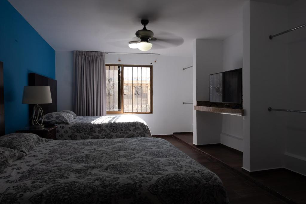 Postel nebo postele na pokoji v ubytování Loft Sabalo - Pet Friendly