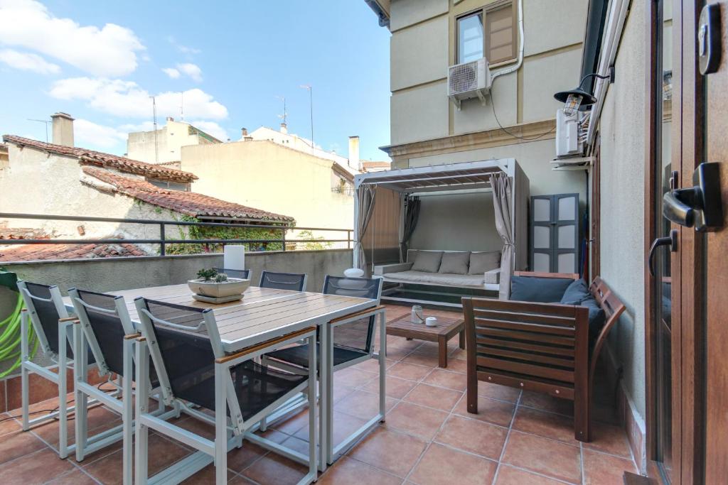 Μπαλκόνι ή βεράντα στο Central Quality Apartment Spa Salamanca