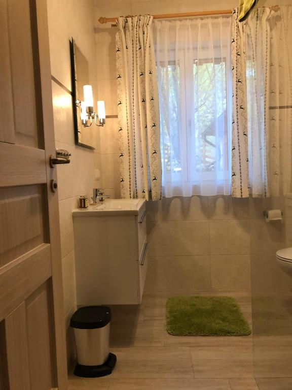Kúpeľňa v ubytovaní Ausseer Chalet (nahe Hallstatt), Appartements