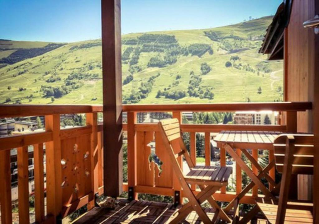 Nespecifikovaný výhled na hory nebo výhled na hory při pohledu z apartmánu